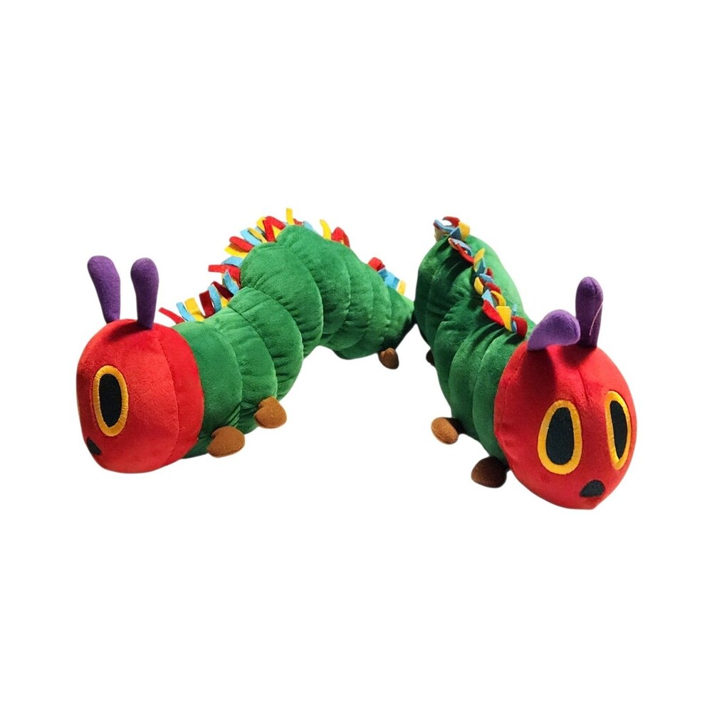Lot of 2 World of Eric Carle VERY HUNGRY CATERPILLAR Plush Toys Kohls Cares 14"